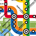 Washington DC Metro Map icon