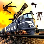 Train shooting - Zombie War icon