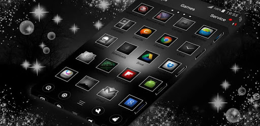 Black&White Launcher Theme pc screenshot Black&White Launcher Theme pc screenshot