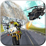 Gunship Thief Attack:Bike Race icon