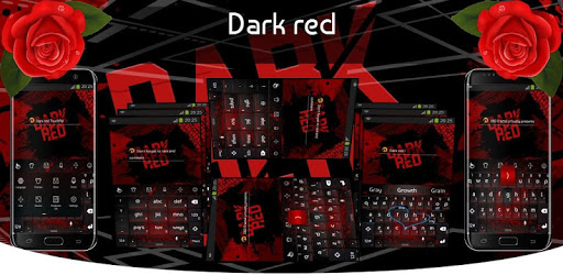 Dark Red Typing Keyboard pc screenshot