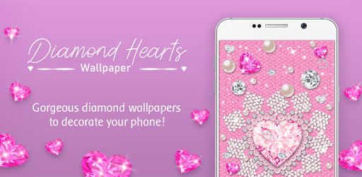 Diamond Hearts Wallpaper pc screenshot Diamond Hearts Wallpaper pc screenshot