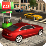 Gas Station Car Service : City Traffic Drive icon