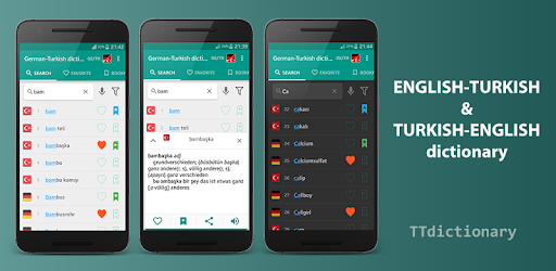 German Turkish: Free offline dictionary dictionary pc screenshot