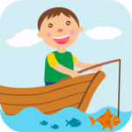 Boy Fishing - game for kids icon