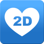 2Date Dating App, Love and matching icon
