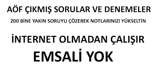 AÖF Çıkmış Sorular, Denemeler, Özetler pc screenshot AÖF Çıkmış Sorular, Denemeler, Özetler pc screenshot