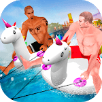 Unicorn Float  Speed race icon