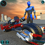 Light Bike Superhero City Rescue Moto Bike Games icon