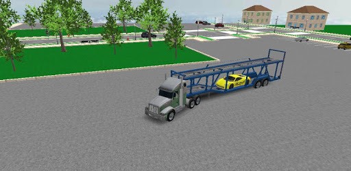 3D Car transport trailer truck pc screenshot 3D Car transport trailer truck pc screenshot