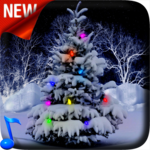 Snowy Christmas Tree 3D icon