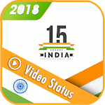 15 August Video Status - Independence video status icon
