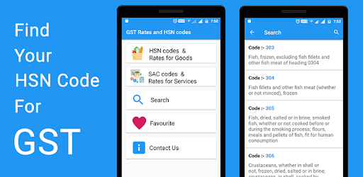 GST Rates and HSN Codes pc screenshot
