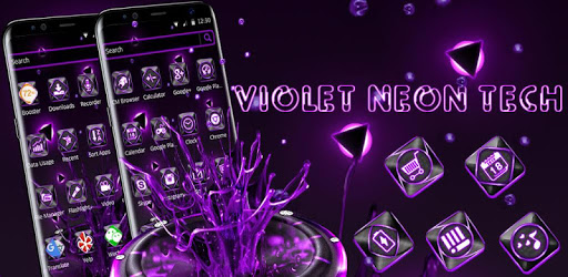 Violet Computer Interface Violet Neon Tech for PC - How to Install on Windows PC, Mac