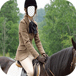 Horse Riding Photo Montage icon