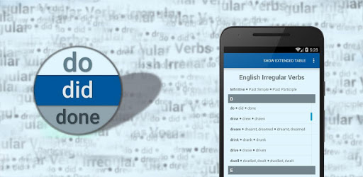 English Irregular Verbs pc screenshot