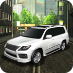 Race in car LX 570 icon
