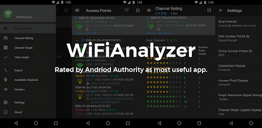 WiFiAnalyzer (open-source) pc screenshot