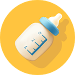 Baby Breastfeeding Tracker. Newborn Baby Care App icon