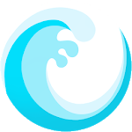 Water tracker. Drink reminder alarm - aqua alert icon
