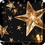 Gold Stars Shining live wallpaper Free icon