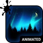 Aurora Animated Keyboard + Live Wallpaper icon