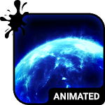 Blue Sun Animated Keyboard + Live Wallpaper icon