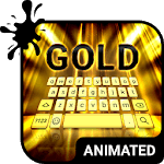 Golden Rays Animated Keyboard icon
