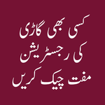 Vehicle Verification Pakistan icon
