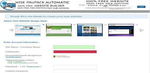 FREE Ez WEBSITE Builder ONLINE pc screenshot FREE Ez WEBSITE Builder ONLINE pc screenshot