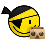 #HackThePlanet VR Cardboard icon