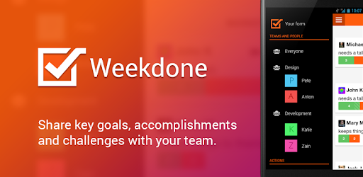 Weekdone - OKR + Weekly Planning pc screenshot