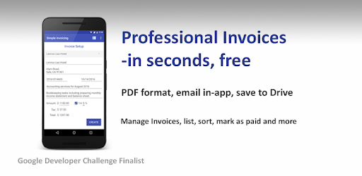 Simple Invoicing - Easy Mobile Invoices Free pc screenshot Simple Invoicing - Easy Mobile Invoices Free pc screenshot
