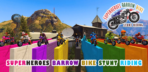 Superheroes Barrow Bike Stunt Riding pc screenshot Superheroes Barrow Bike Stunt Riding pc screenshot