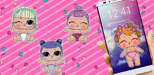 Dolls Cute Girly Baby Lol Screen Lock pc screenshot