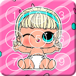 Dolls Cute Girly Baby Lol Screen Lock icon