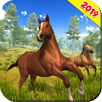 Wild Horse Family Simulator : Horse Games icon