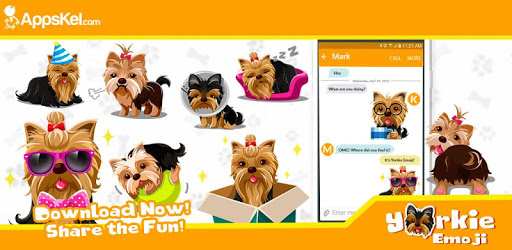 Yorkie Emoji - Yorkshire Terrier Dog Stickers pc screenshot Yorkie Emoji - Yorkshire Terrier Dog Stickers pc screenshot