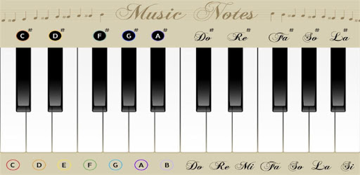 Piano With Notes pc screenshot