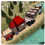 Trailer Truck Off Road Driving icon