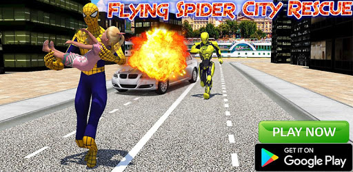 Flying spider crime city rescue game pc screenshot Flying spider crime city rescue game pc screenshot