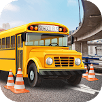Realistic Bus Parking 3D icon