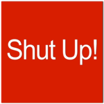 Shut Up Button Free icon