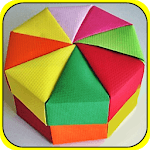 How to make origami step by step icon