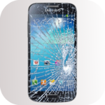 Phone Glass Crash Broken Joke icon