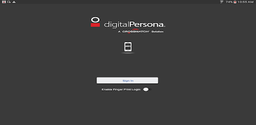 DigitalPersona pc screenshot DigitalPersona pc screenshot