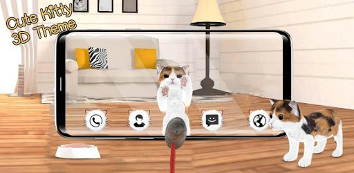 3d cute cat pc screenshot