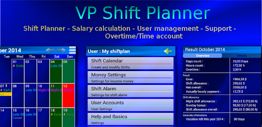 Shift Planer Lite pc screenshot