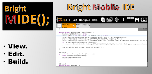 Bright M IDE: Java/Android IDE pc screenshot