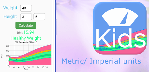 BMI for Kids calculator Percentile child BMI Chart pc screenshot BMI for Kids calculator Percentile child BMI Chart pc screenshot